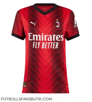 AC Milan Replika Hemmatröja Damer 2023-24 Kortärmad